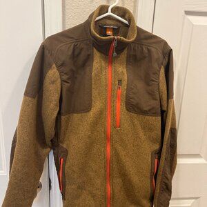Eddie Bauer Jacket Brown Orange Size S